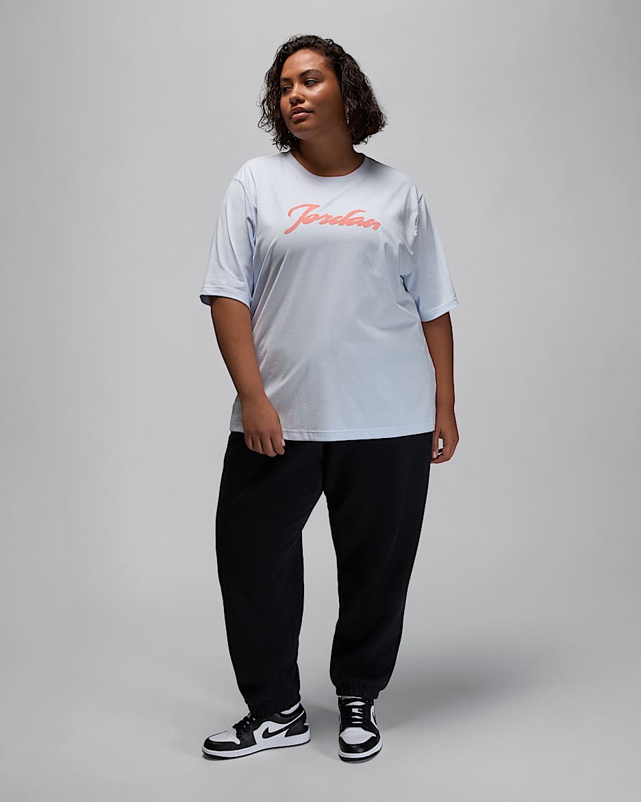 Jordan Grafik T Shirt fur Damen groBe GroBe